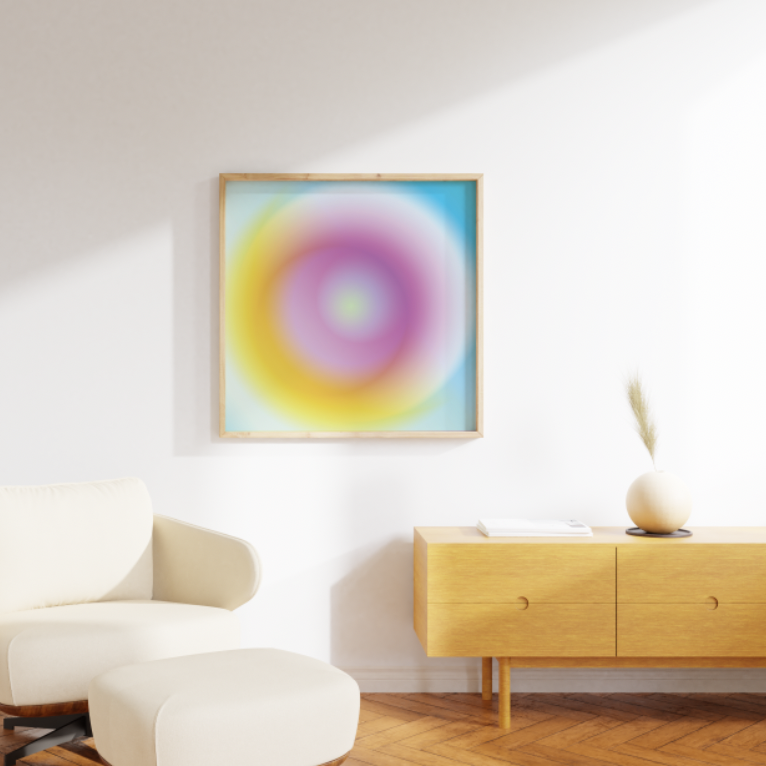 Starseed 00, 90 x 90 cm, giclée print on Hahnemühle paper
