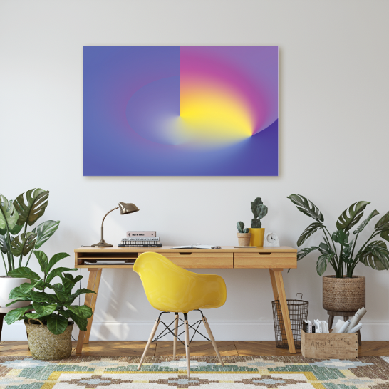 Angelic Algorithms series as print under acrylic glass
