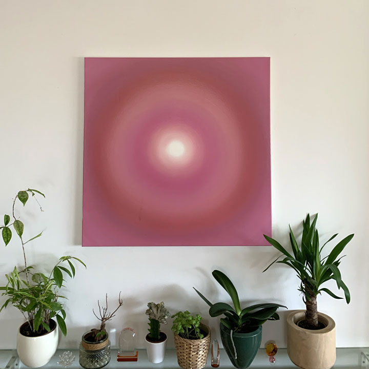 Starseed Bernadette Amber painting